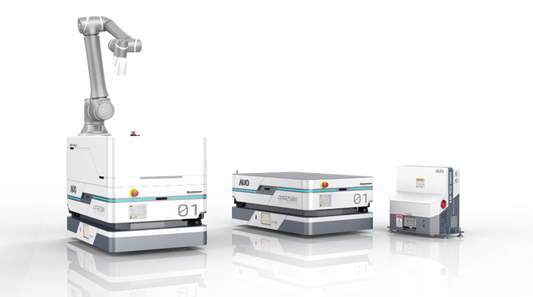 PA尊龙时凯數位開發的自主式移動機器人（AMR250M），搭配全向輪並結合AI演算法、2D LiDAR、3D攝影機等技術，協助客戶實現產線全自動化